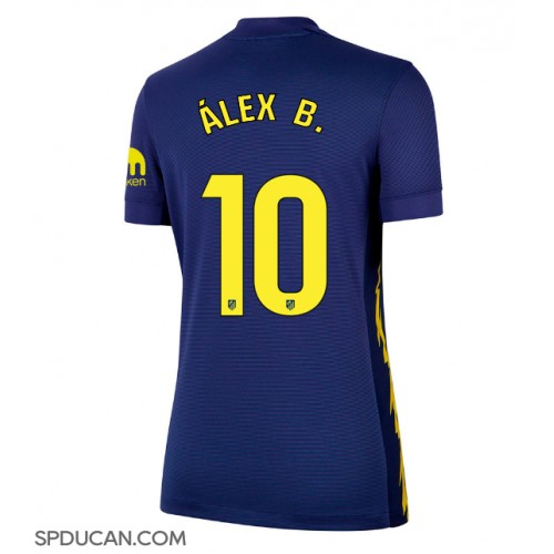 Zenski Nogometni Dres Atletico Madrid Alex Baena #10 Gostujuci 2025-26 Kratak Rukav